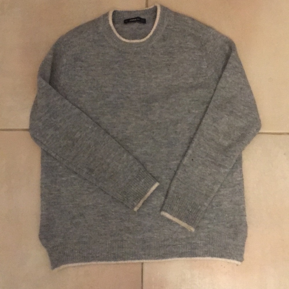 Gray sweater